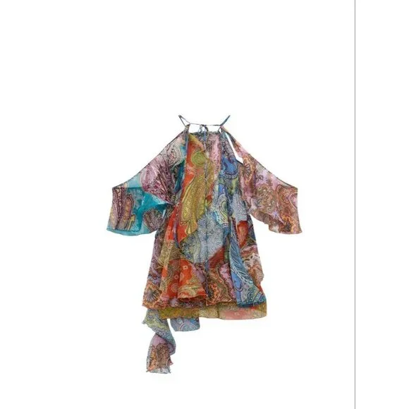 ☆人気☆【TheOpen Product】☆PATCH-WORK RUFFLE SKIR.T☆ Zara | Tops | Zara Ruffled Patchwork Top Limited Edition Nwt